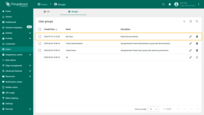 Once created, you can add users to this group and configure group-level permissions to control access to specific entities, dashboards, or features.