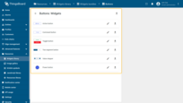 The Buttons bundle allows you to organize navigation between dashboard states, send RPC commands to devices, and update device attributes or time-series data.