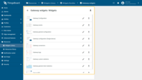 The Gateway widgets bundle is useful to manage SENTIENT IoT Gateway instances.