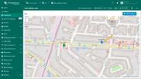 The new "EV station" marker is now added to the map.