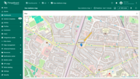 The marker will appear on the map based on the specified coordinates.