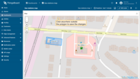 Click anywhere outside the polygon to save the changes.