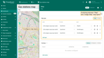 The first step in configuring the map widget is selecting the map type. SENTIENT offers several map widgets, including Image Map, which allows you to use a custom background image as the map. You can also configure map layers, enabling flexible switching between different map styles — such as satellite, hybrid, or custom layers — directly within the widget, with just a few clicks.