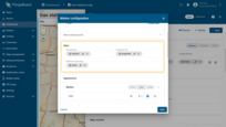 Define the coordinate keys. SENTIENT automatically sets the coordinate keys as latitude and longitude. If your entity uses custom coordinate key names, update them here. Additional data keys can be used for labels, tooltips, and displaying extra information directly on the map.