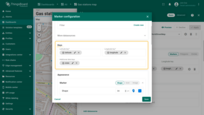 Define the coordinate keys. SENTIENT automatically sets the coordinate keys as latitude and longitude. If your entity uses custom coordinate key names, update them here. Additional data keys can be used for labels, tooltips, and displaying extra information directly on the map.