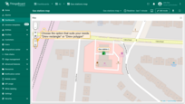 The map widget now offers two tools for adding a polygon: "Drew rectangle" and "Drew polygon". Choose the option that suits your needs.