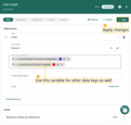 Use this variable for other data keys as well.